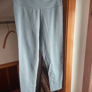 Crew cotton leggings blue mid calf